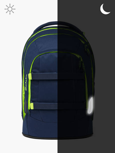 Rugzak 2 Compartimenten Satch Blauw pack 43167 ander zicht 5